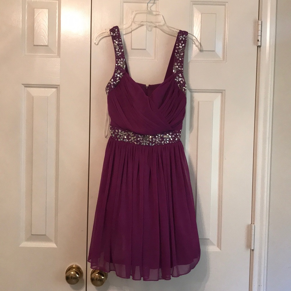 Purple (prom) dress